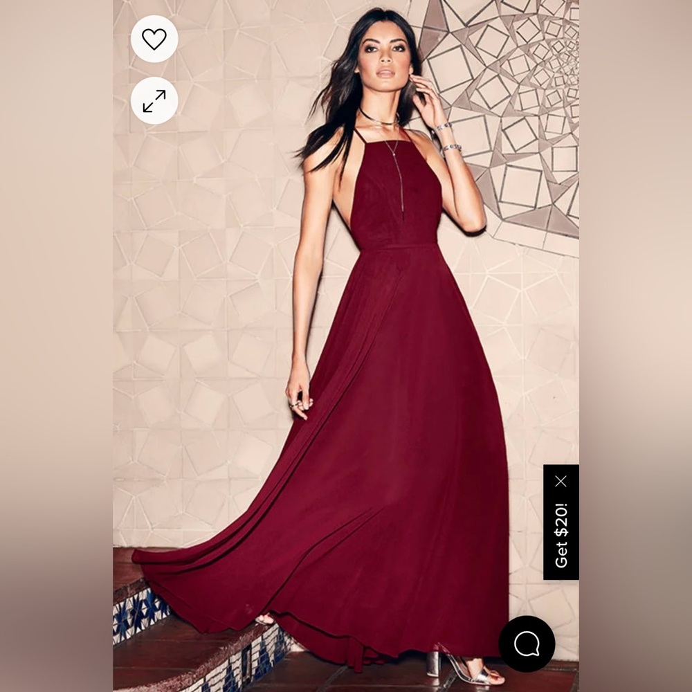 Mythical Kind of Love Wine Red Maxi Dress